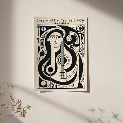 Jazz Night in NYC Music Poster