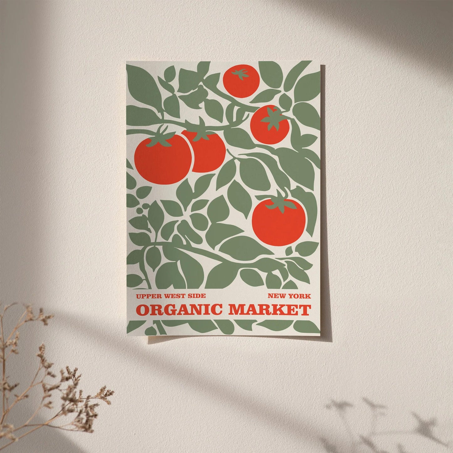 Organic Market New York Poster