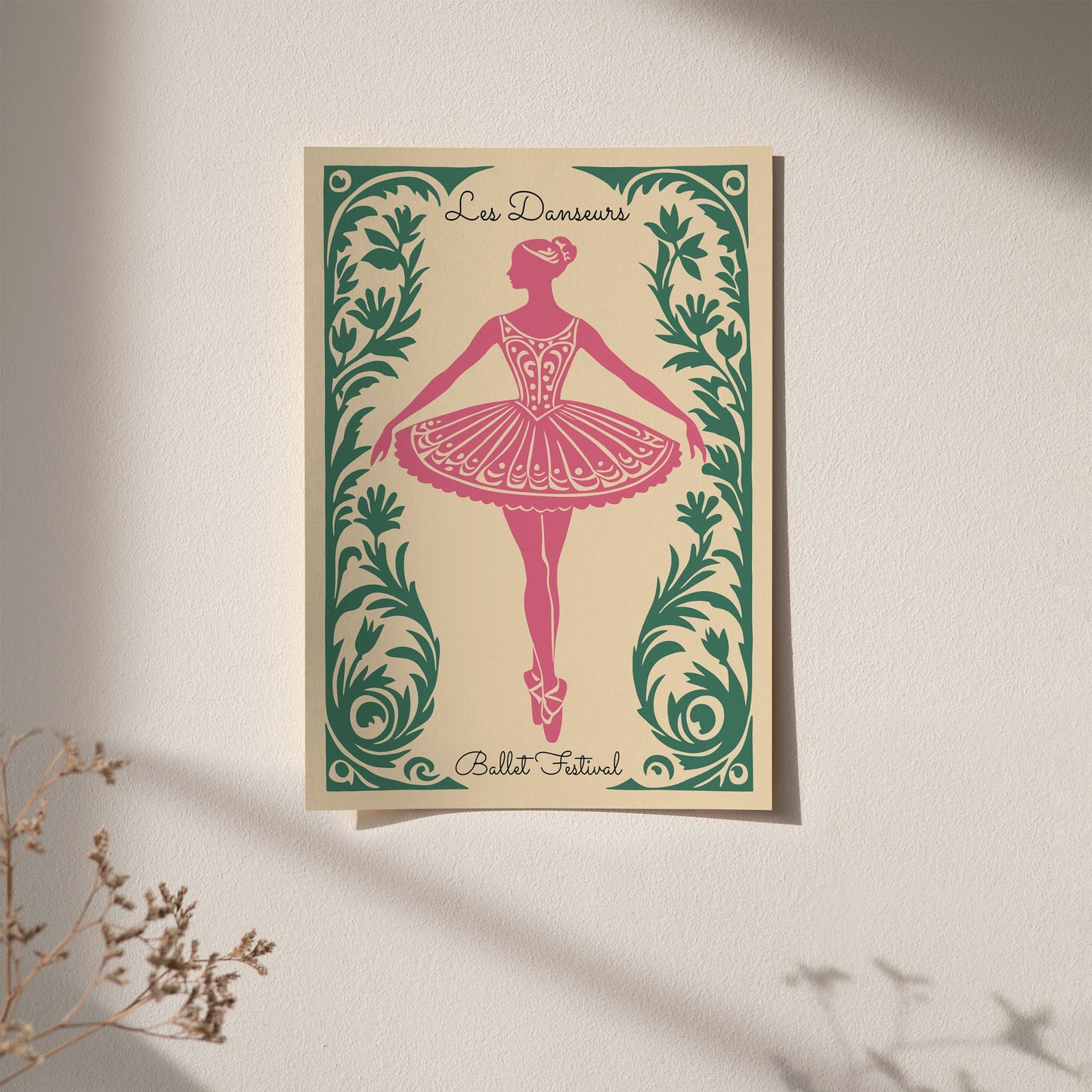 Ballet Festival French Music Poster