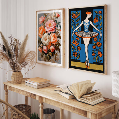 Vintage Ballerina Poster
