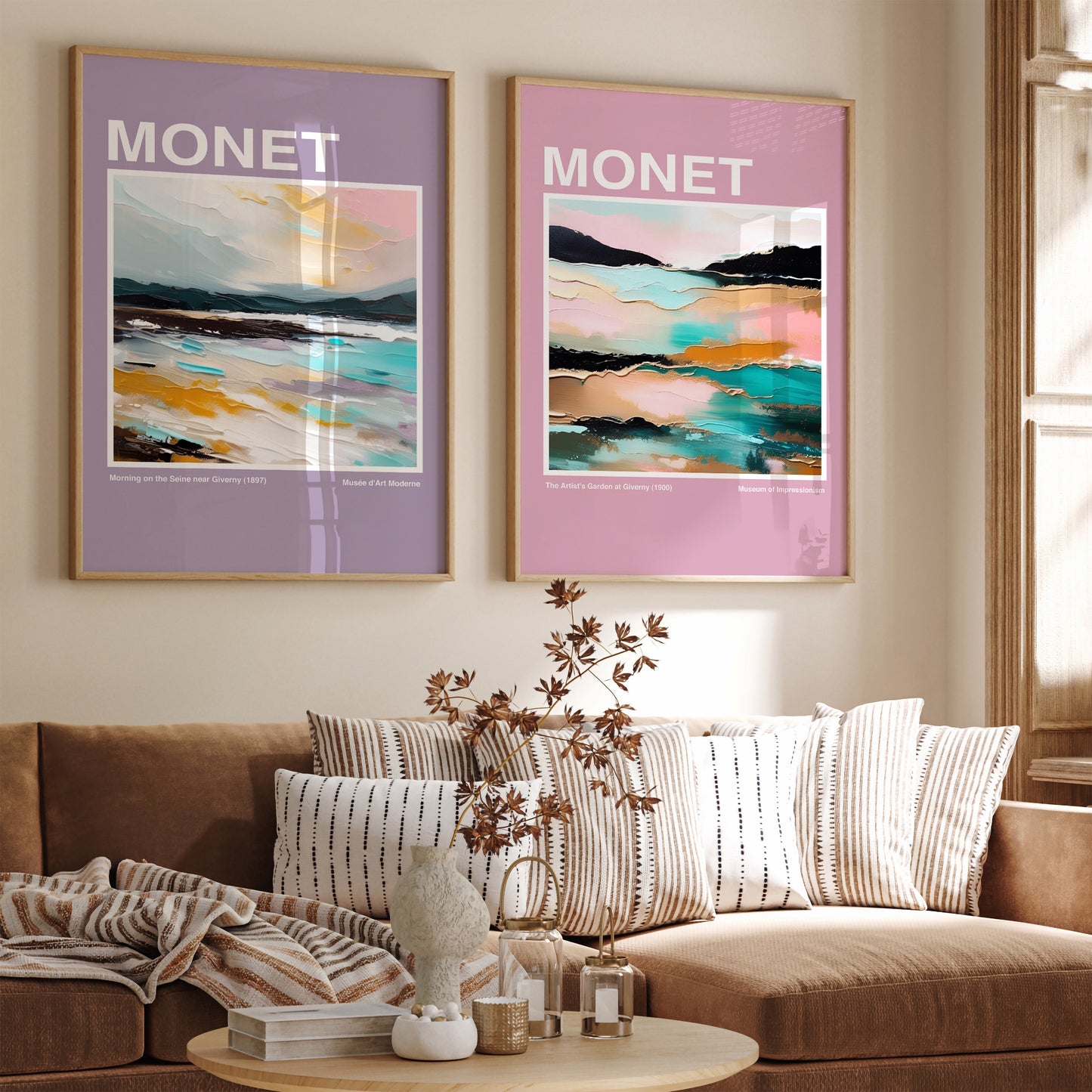 Monet Morning on the Seine Poster