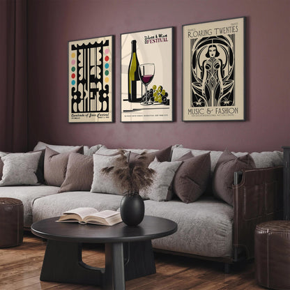 Art Deco Roaring Twenties Woman Poster