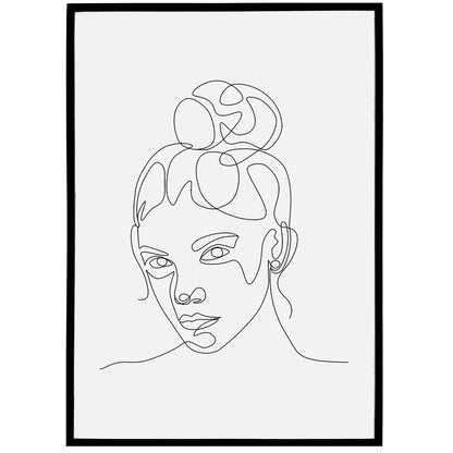 Single Line Drawing Poster