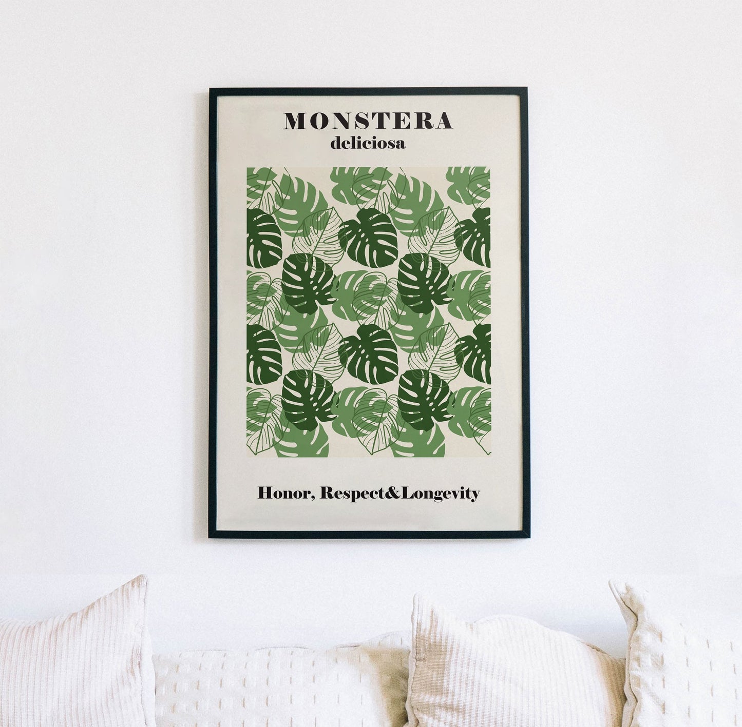 Monstera Illustration Print