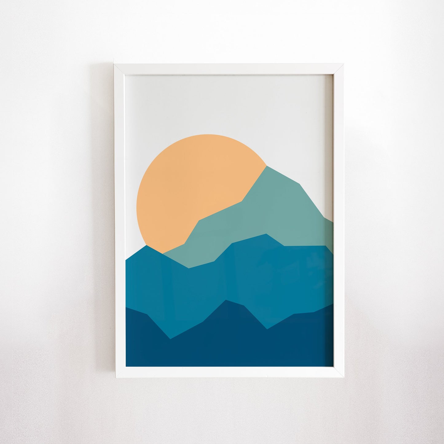 Minimalist Mountains Print