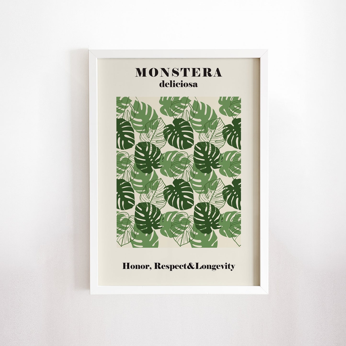 Monstera Illustration Print