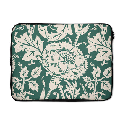 Green Art-Nouveau Laptop Sleeve