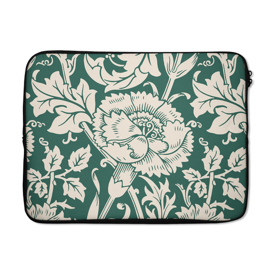 Green Art-Nouveau Laptop Sleeve