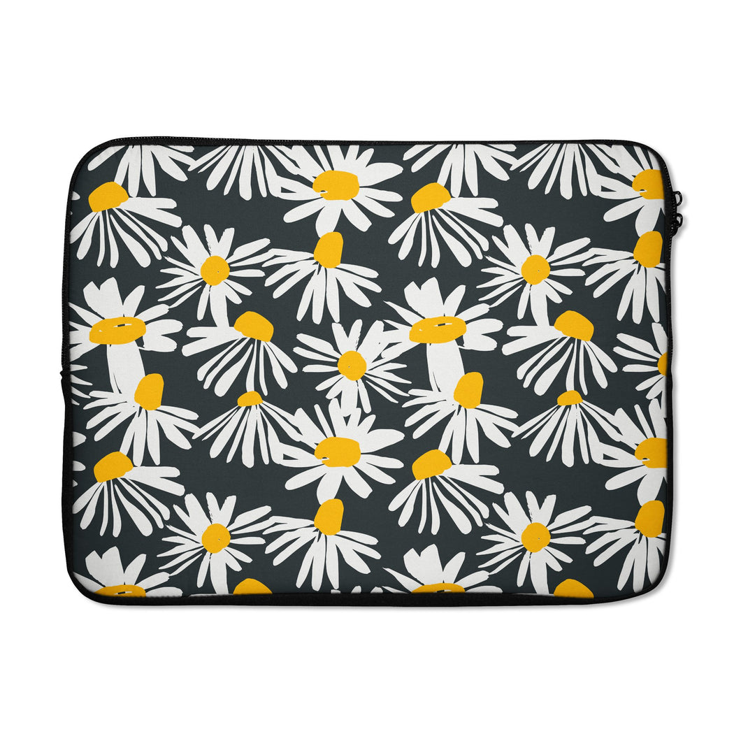 LAPTOP SLEEVE WITH DAISIES