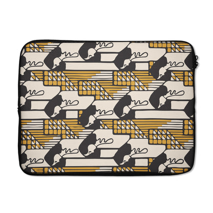 MacBook Sleeve with Art-Nouveau Pattern