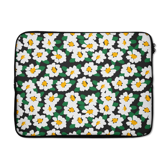 LAPTOP SLEEVE WITH CUTE DAISIES - HypeSheriff Europe