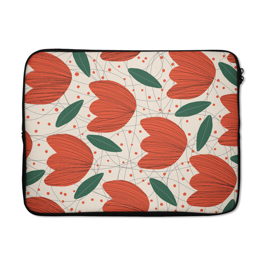 Rustic Tulips Laptop Sleeve