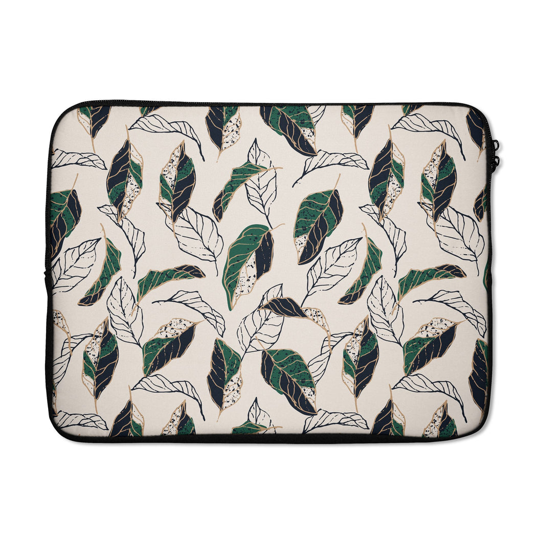 LAPTOP SLEEVE WITH LEAVES