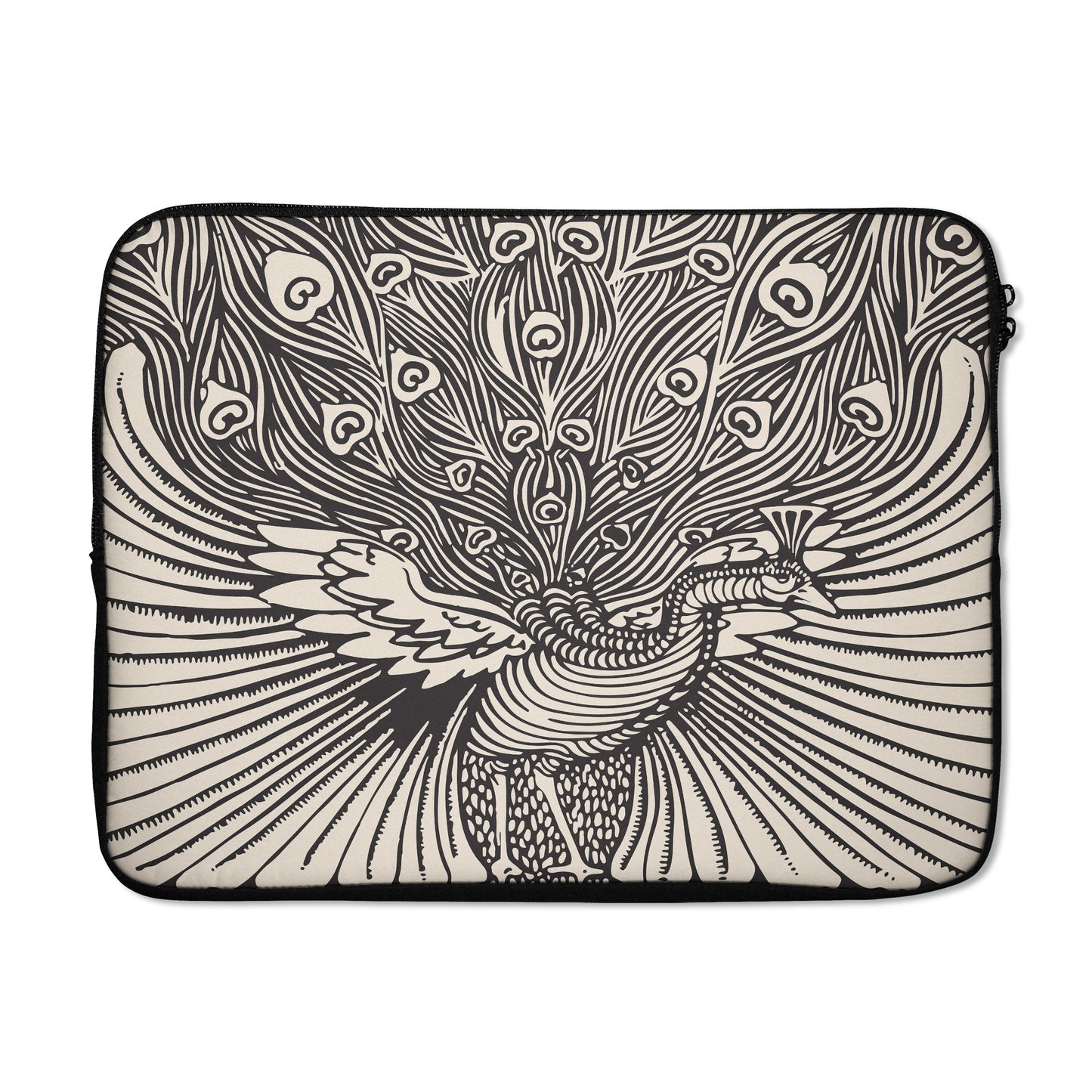 Art-Nouveau Peacock Laptop Sleeve