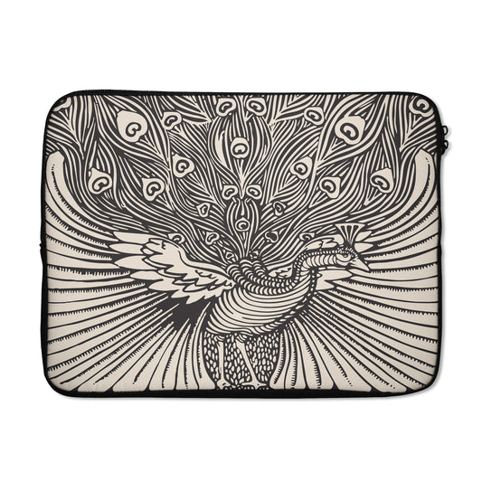 Art-Nouveau Peacock Laptop Sleeve