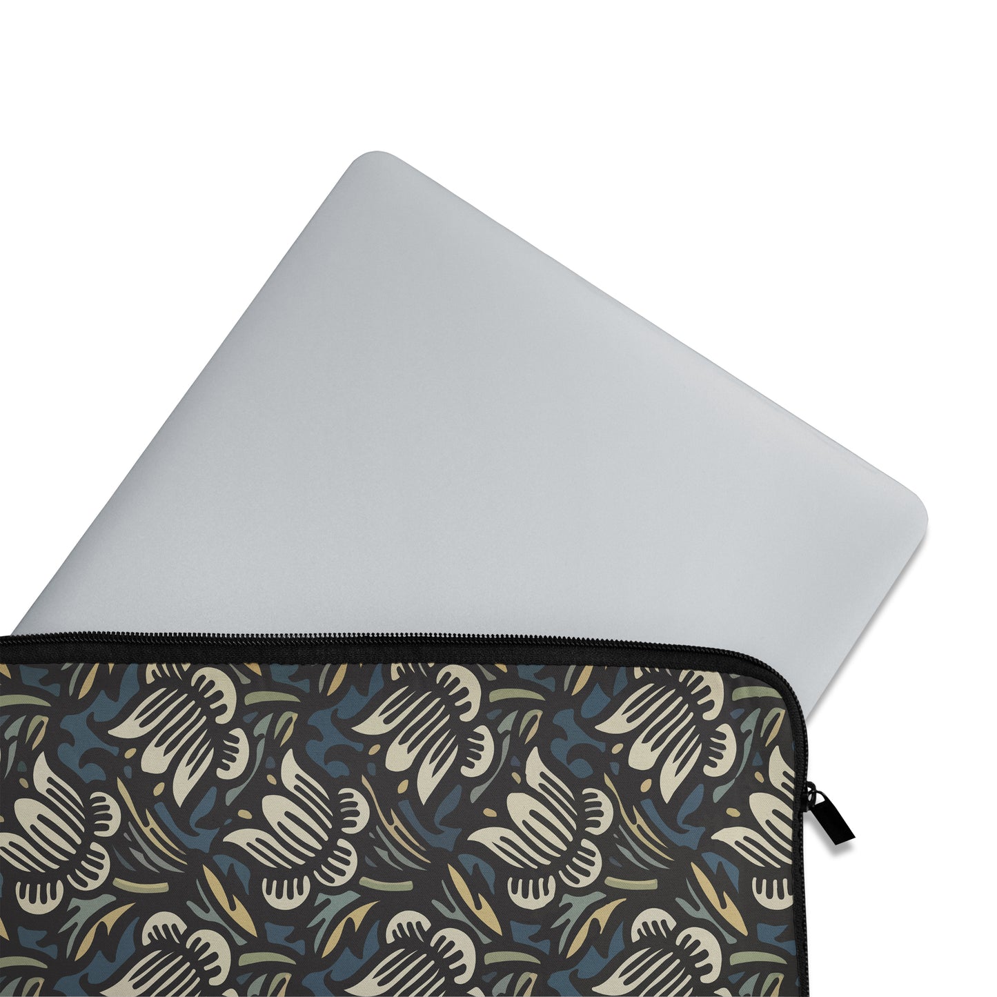 MacBook Sleeve with Vintage Floral Pattern