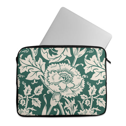 Green Art-Nouveau Laptop Sleeve