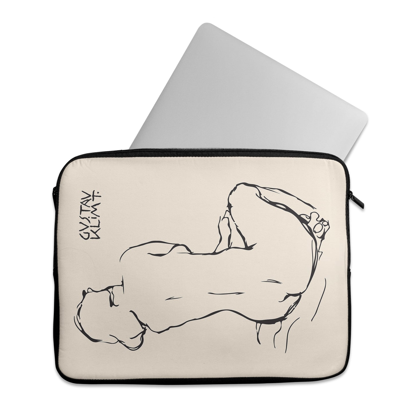 G. Klimt Vintage Drawing Laptop Sleeve