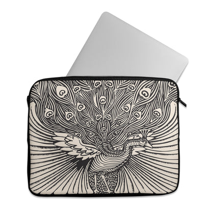 Art-Nouveau Peacock Laptop Sleeve