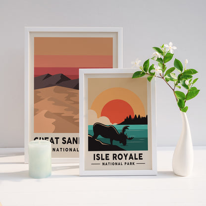 Isle Royale National Park Poster