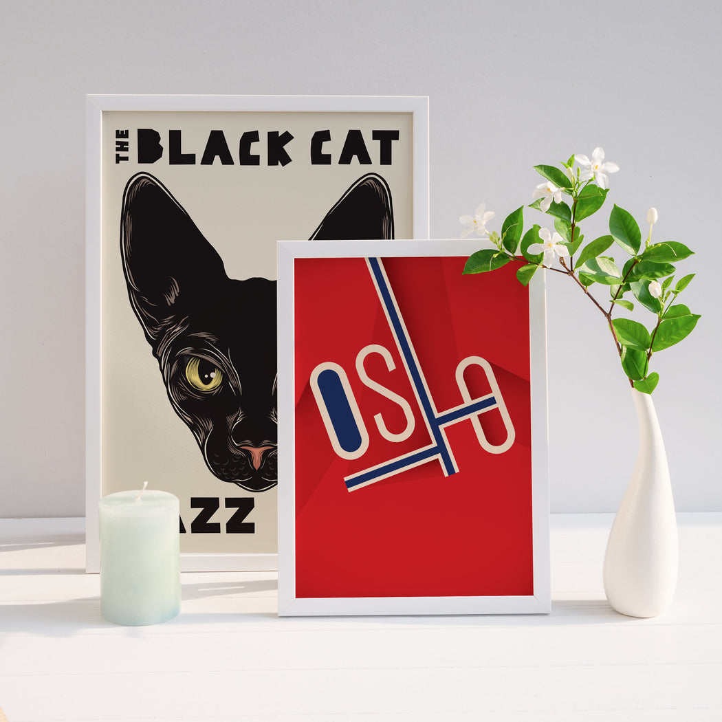 Oslo Minimalist Poster