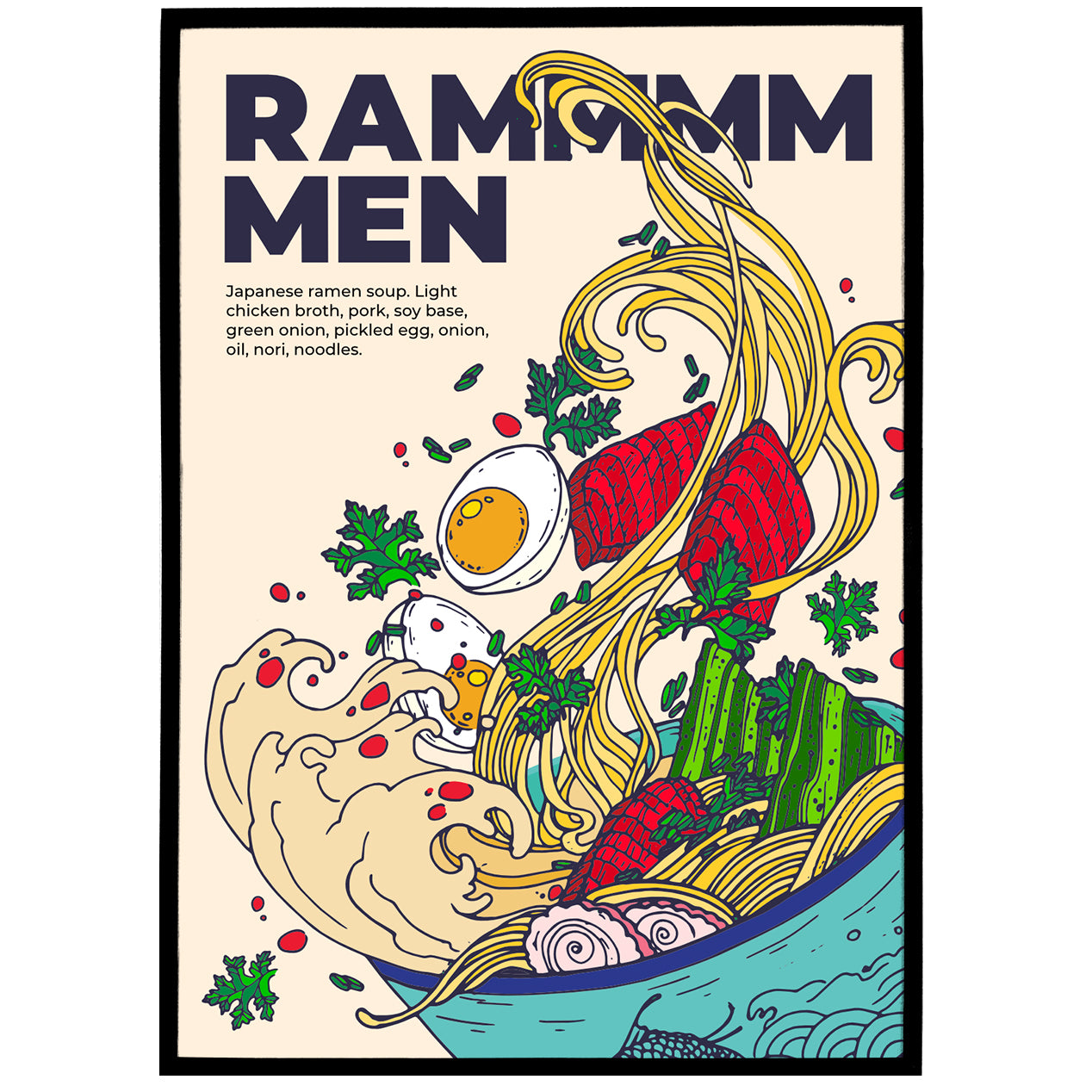 Ramen Poster - Japanese Foodie