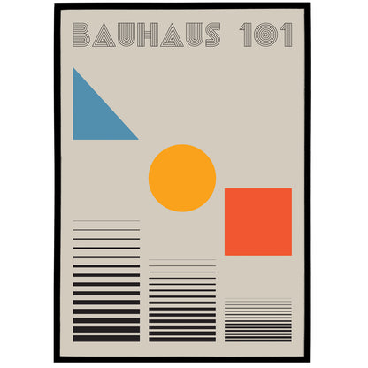 Bauhaus Retro Poster