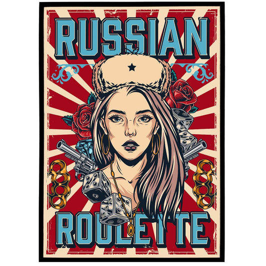 Russian Roulette Poster - HypeSheriff Europe