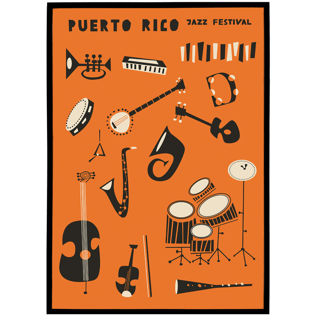 Puerto Rico Jazz Festival Poster