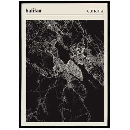 Halifax, Canada City Map