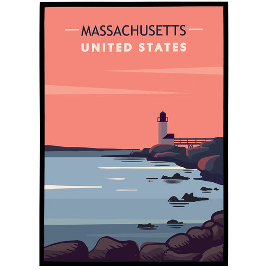 Massachusetts Travel Poster