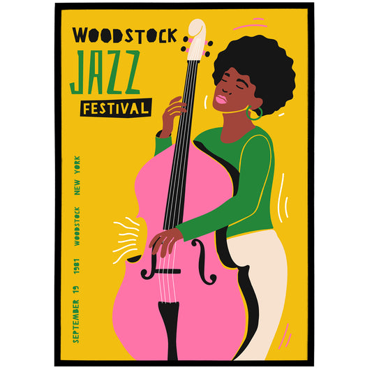 Woodstock Jazz Festival Poster