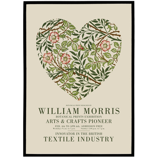 Botanical Morris Exhibition Poster