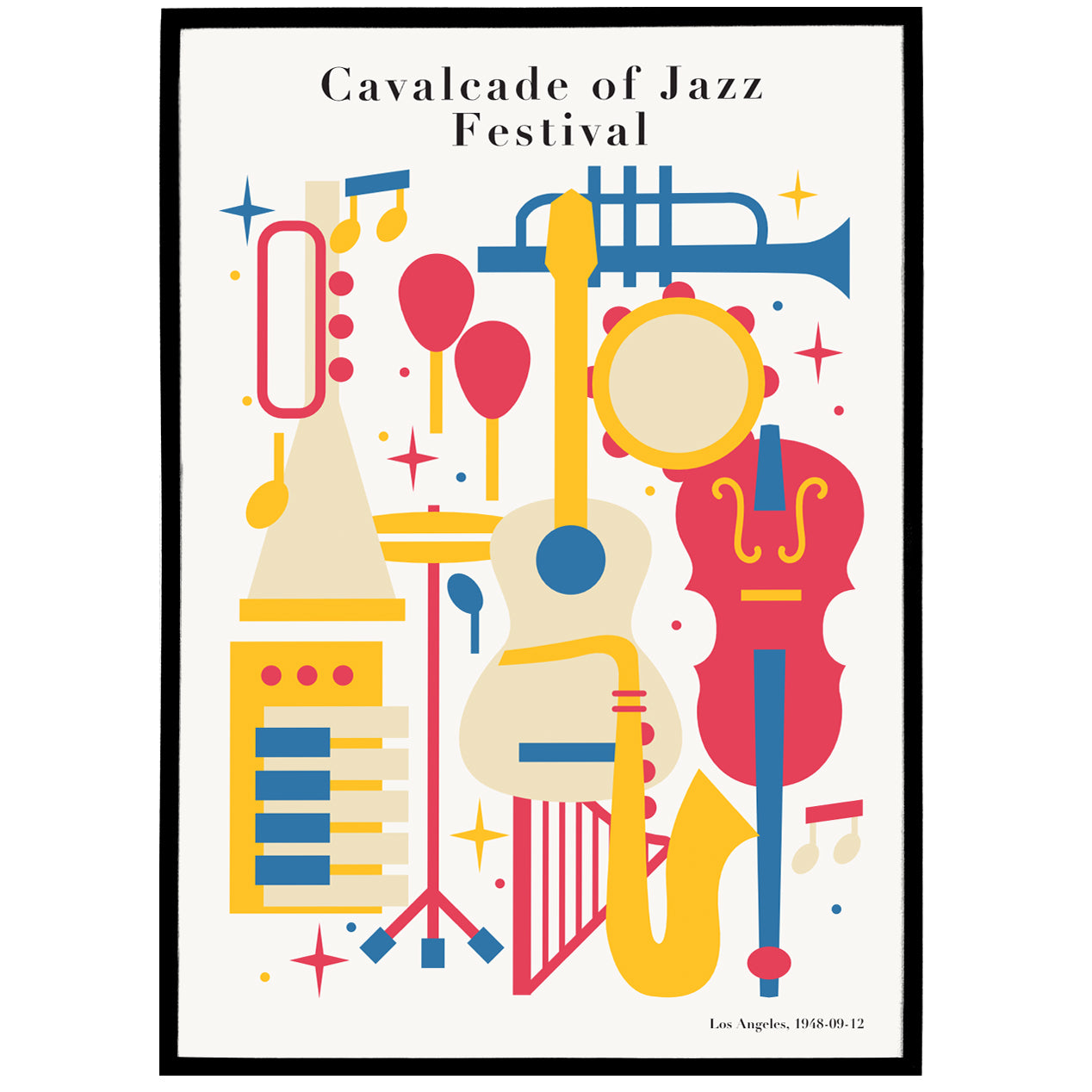 Cavalcade of Jazz Festival Poster