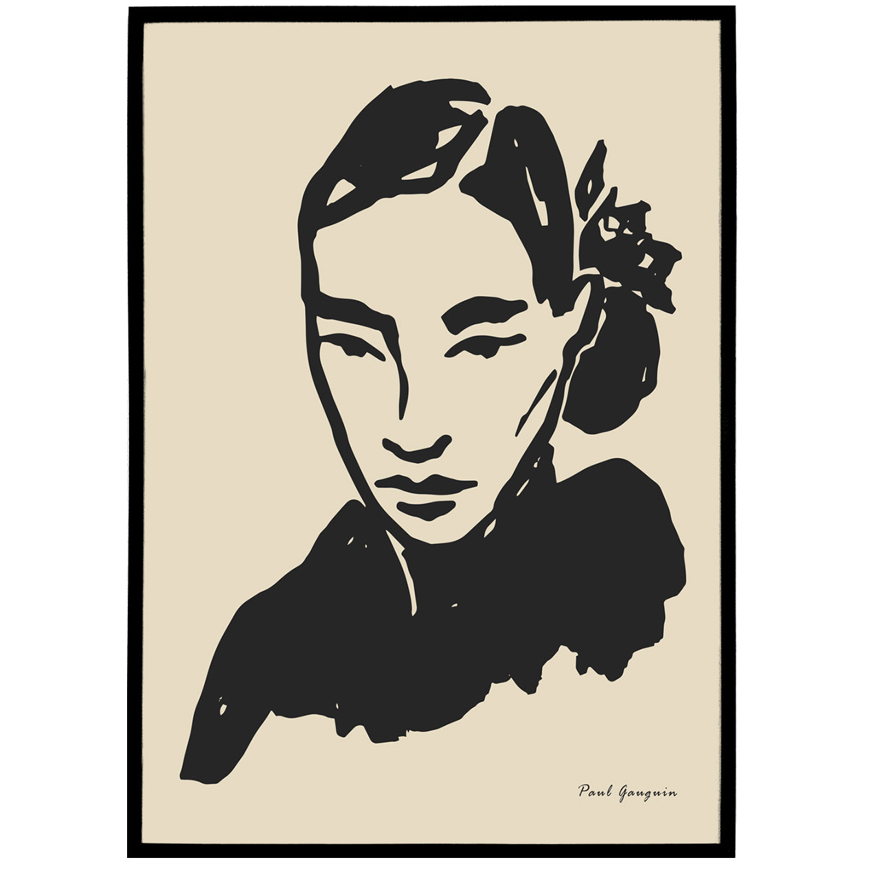 Paul Gauguin, Woman Poster