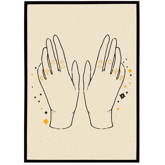 Boho Line Art Drawing Print - HypeSheriff Europe