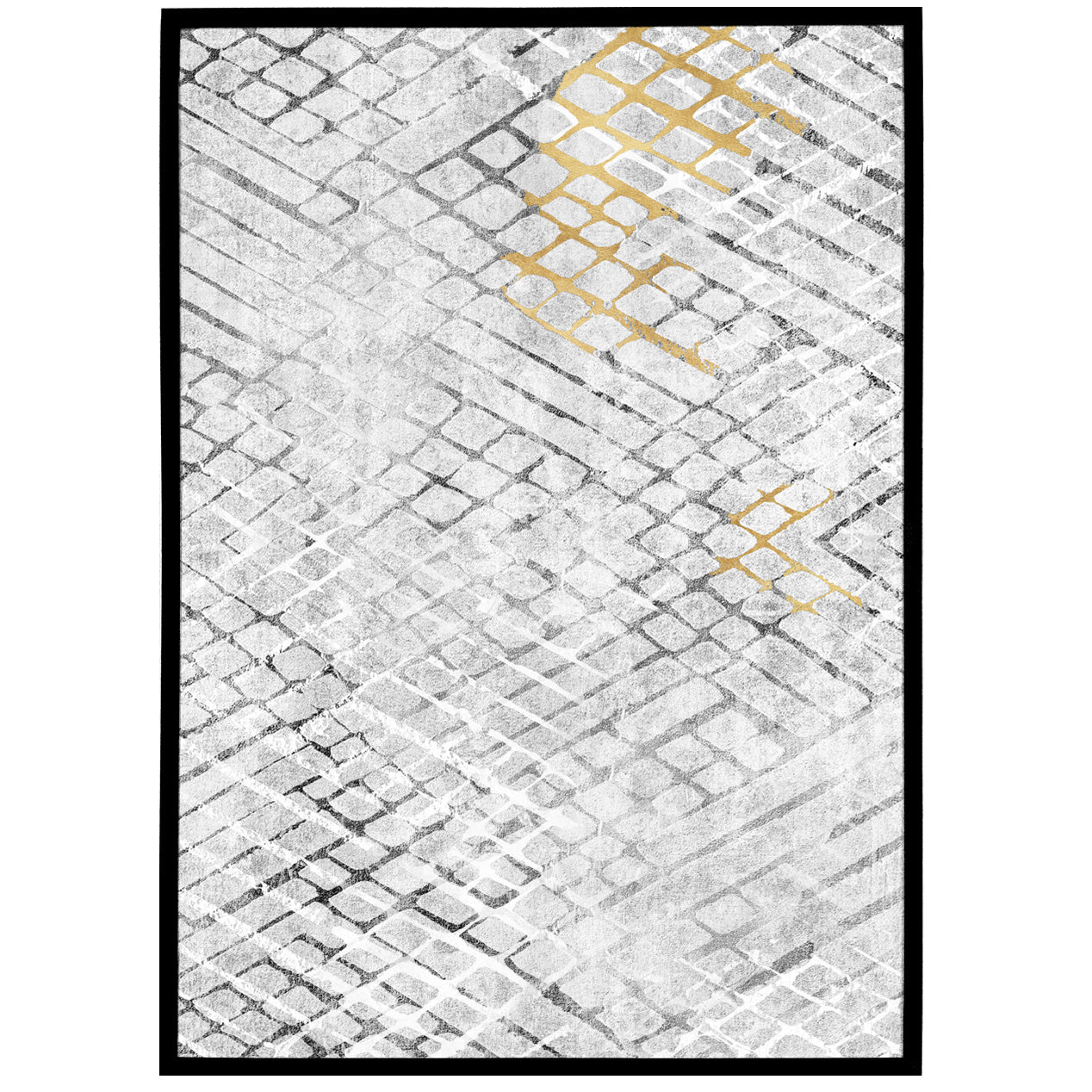 Abstract paint-art nordic  poster