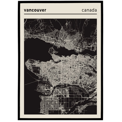 Vancouver - Canada | City Map Poster