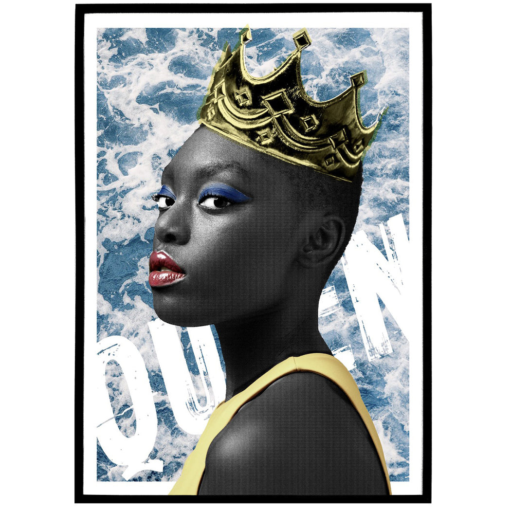 Black Girl Collage Poster