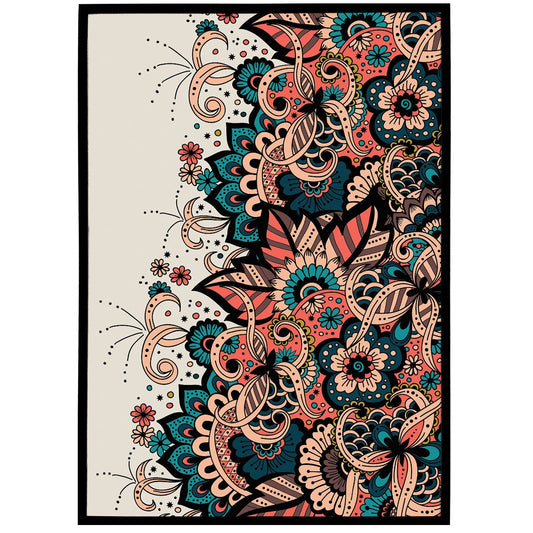 Moroccan Floral Print