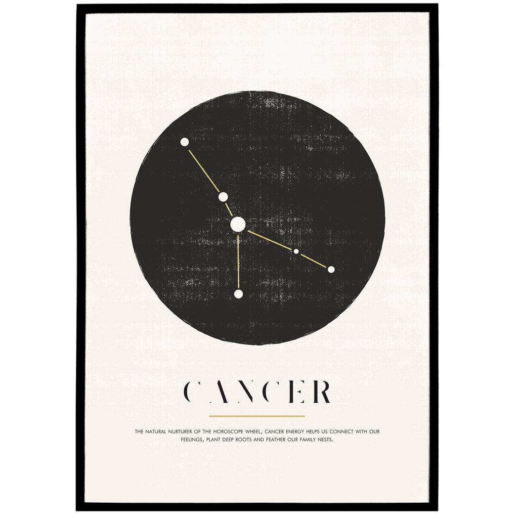 Cancer Zodiac Art Print