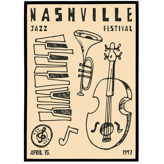 Nashville Jazz Festival poster