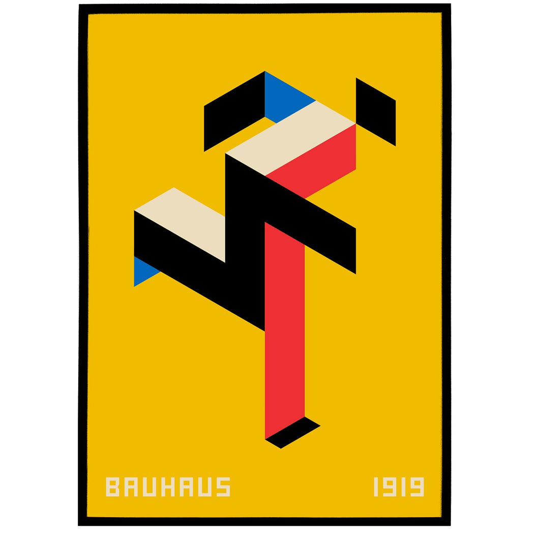 Bauhaus 1919 Anniversary Poster