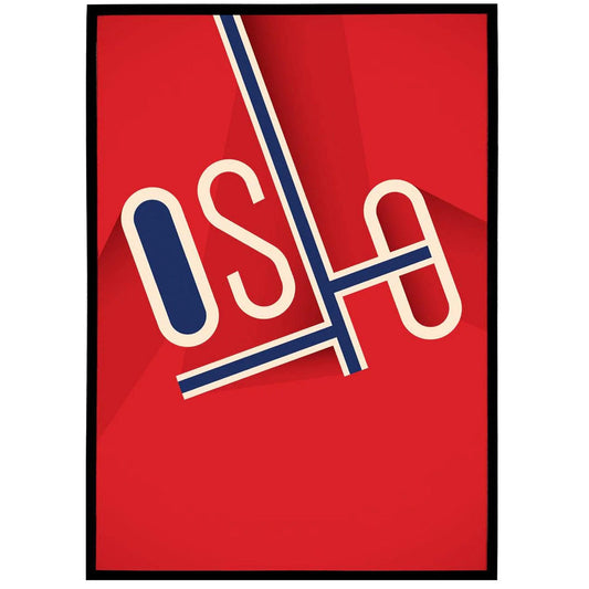 Oslo Minimalist Poster - HypeSheriff Europe