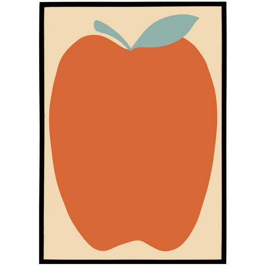 Retro Apple Print