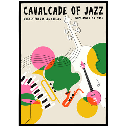 Colorful Jazz Poster