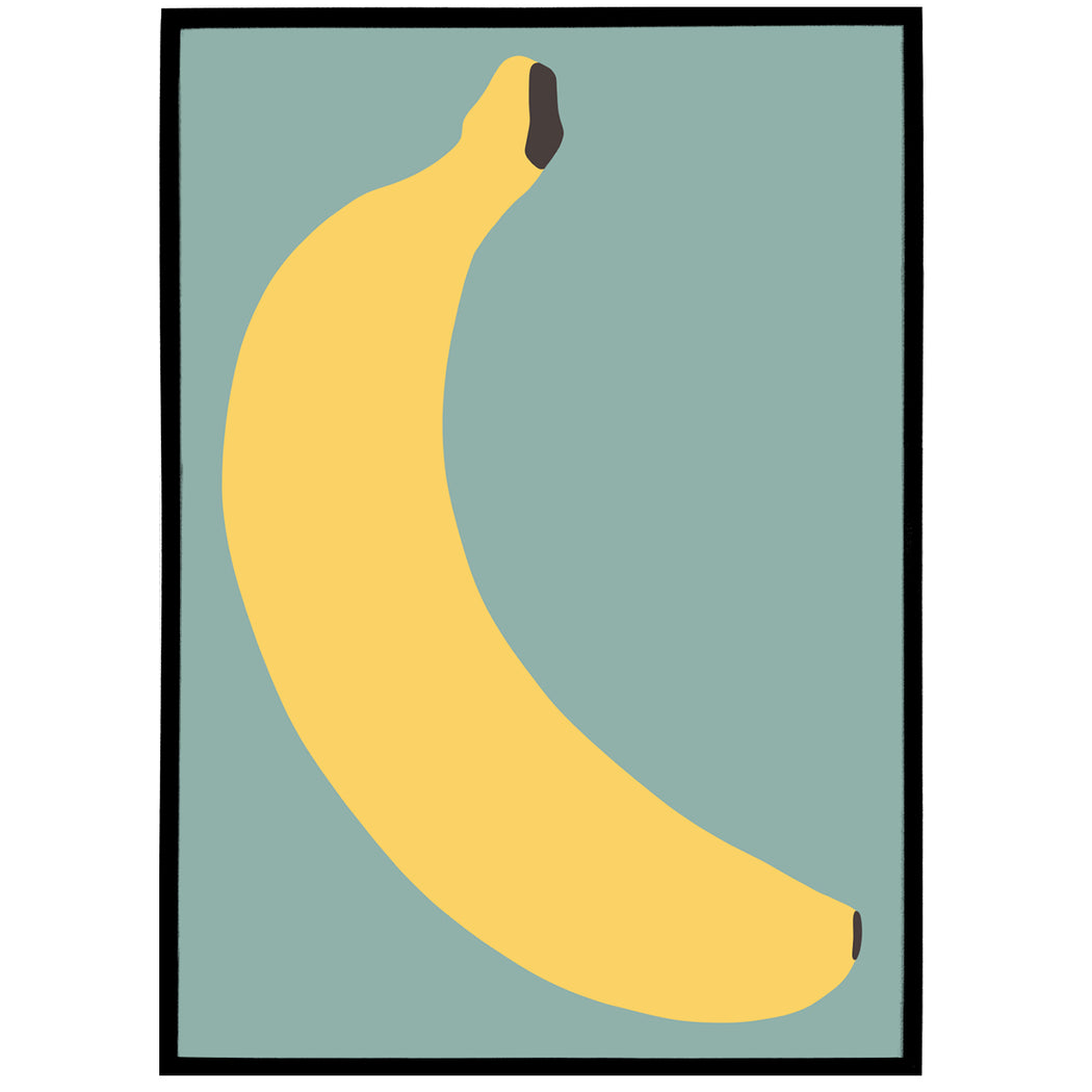 Retro Banana Print