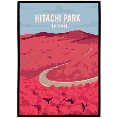 Hitachi Park - Japan Travel Poster