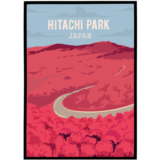 Hitachi Park - Japan Travel Poster