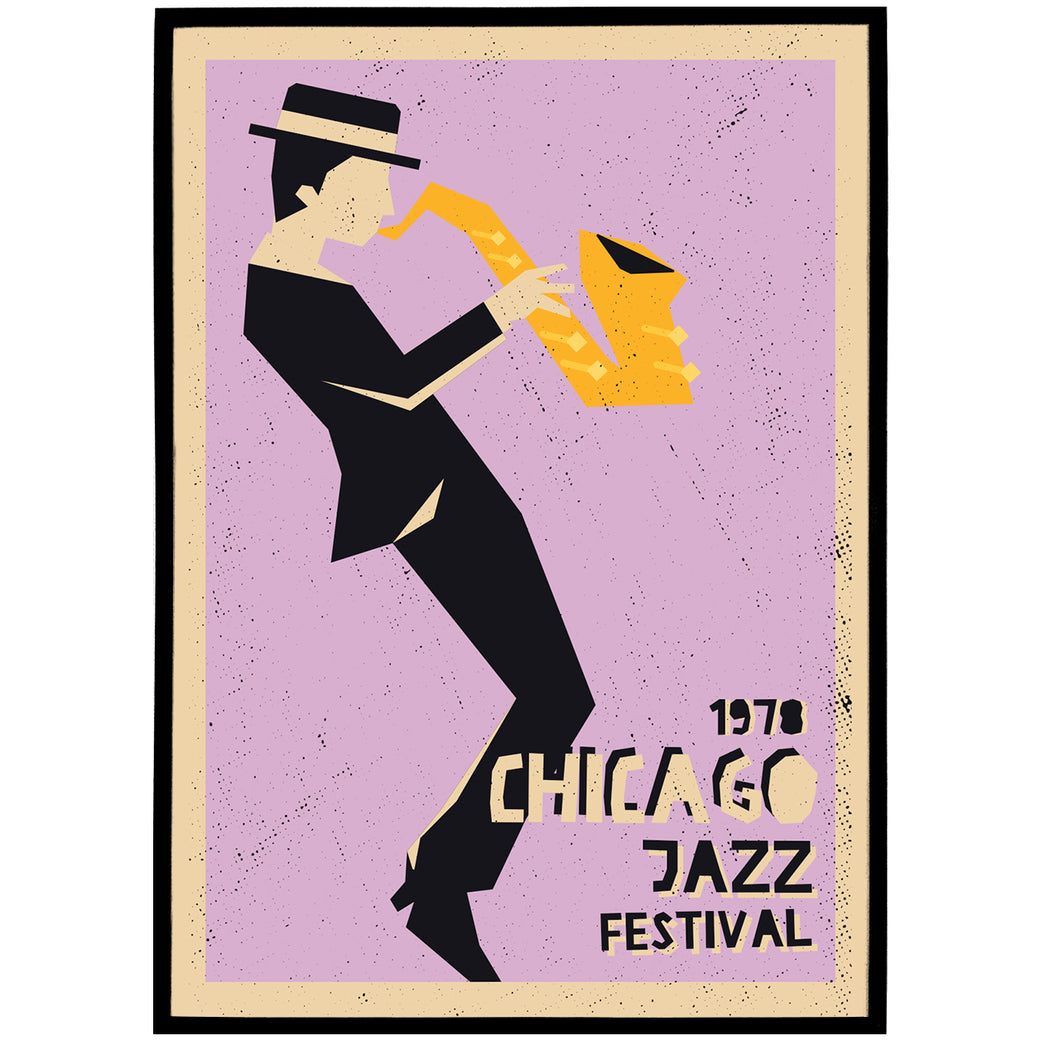 Chicago Jazz Festival Poster 1978